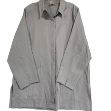 Mary Kay Lab Coat Jacket Embroidered Logo Pockets Work Uniform Medium