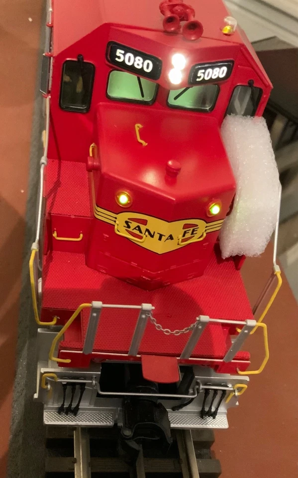 MTH PREMIER 20-21315 Santa Fe Plated Warbonnet SD40-2 DIESEL ENGINE PROTO 3.0 - Image 2 of 4