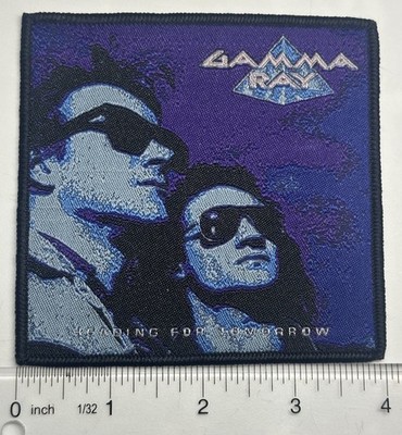 gamma ray heading for tomorrow Black Border Woven Patch