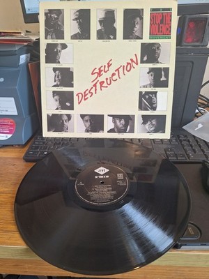 FLAVOR FLAV DOUG E FRESH CHUCK D SELF DESTRUCTION  12'' VINYL  SINGLE RECORD RAP