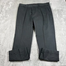 Polo Ralph Lauren Pants Mens 40x29 Black Stretch Classic Fit Casual Pleated