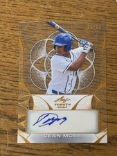 Dean Moss 2024 Leaf Trinity Clear Bronze Auto Autograph #29/99 #CA-DM1