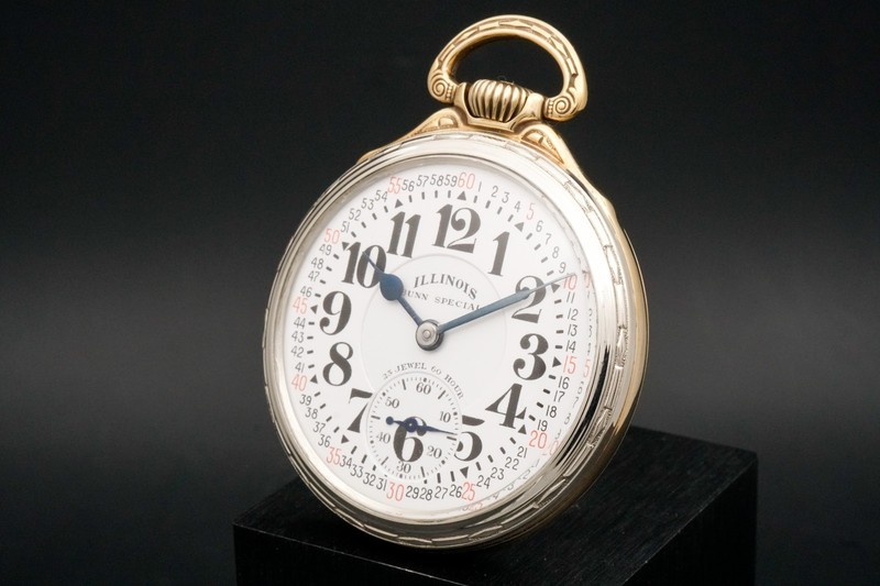 Illinois Bunn Special Type III 16 Size 23 Jewel Pocket Watch in Model 28 Case