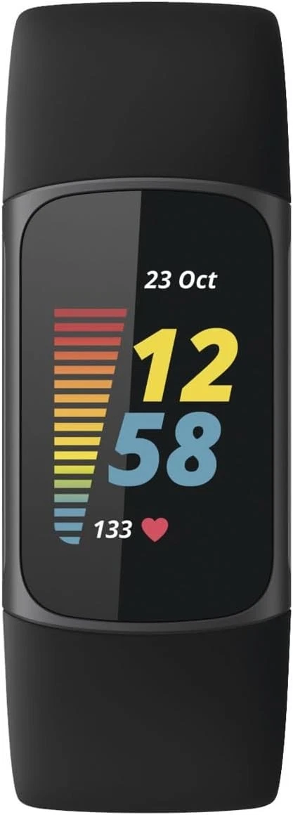Fitbit Charge 5 Activity Tracker - Black/Stainless Steel Graphite