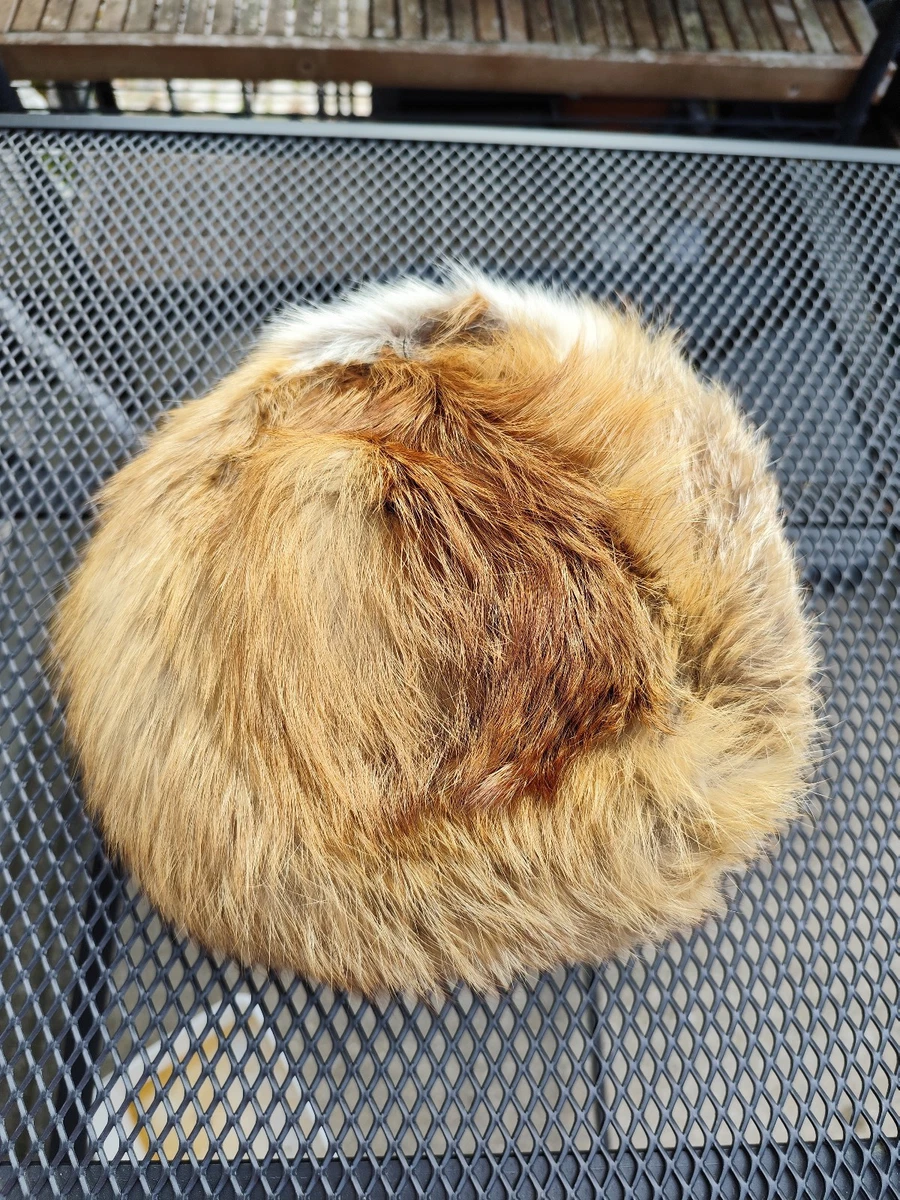 Fuchsfell Rotfuchs Kürschnerware SET Mütze Kappe & Stola unbeschädigt Pelz Fell