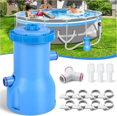 Basic Series 530 GPH above Ground Pool Filter Pump - ETL Certified Pool Cartridg