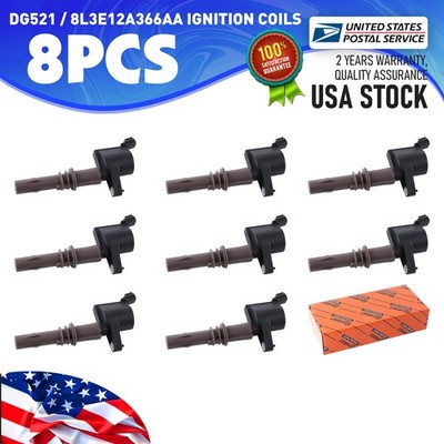 For FORD EXPLORER SPORT TRAC 2008-2010 8Pcs DG521/8L3E-12A366-AA Ignition Coils