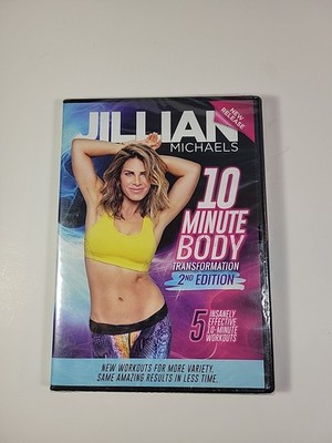 Jillian Michaels 10 Minute Body Cardio DVD Exercise Fat Burning BRAND NEW