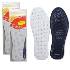 4 Pair Unisex Shoe Insoles Insert Cushion Pads Comfort Trim Size Fit