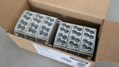 10x F-Tronic 7110194 HLAK 3-polig 25 grau Hauptleitungsabzweigklemme Klemmstein