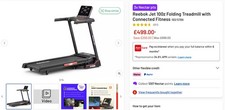 Reebok Jet 100z Folding Treadmill with Incline+Bluetooth- USED - GREAT CONDITION
