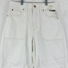 Gap High Rise Curvy Barrel Jeans 28 6 Womens White Wash New NWT
