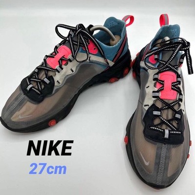 Men 9.0US Nike React Element 87 Gray Men Sneaker Original Sports shoes