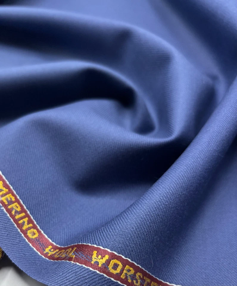 Pastel Blue Merino Wool Fabric Suiting Jackets Thobes Dishdasha 3.50m x 1.50m - Image 2 of 4