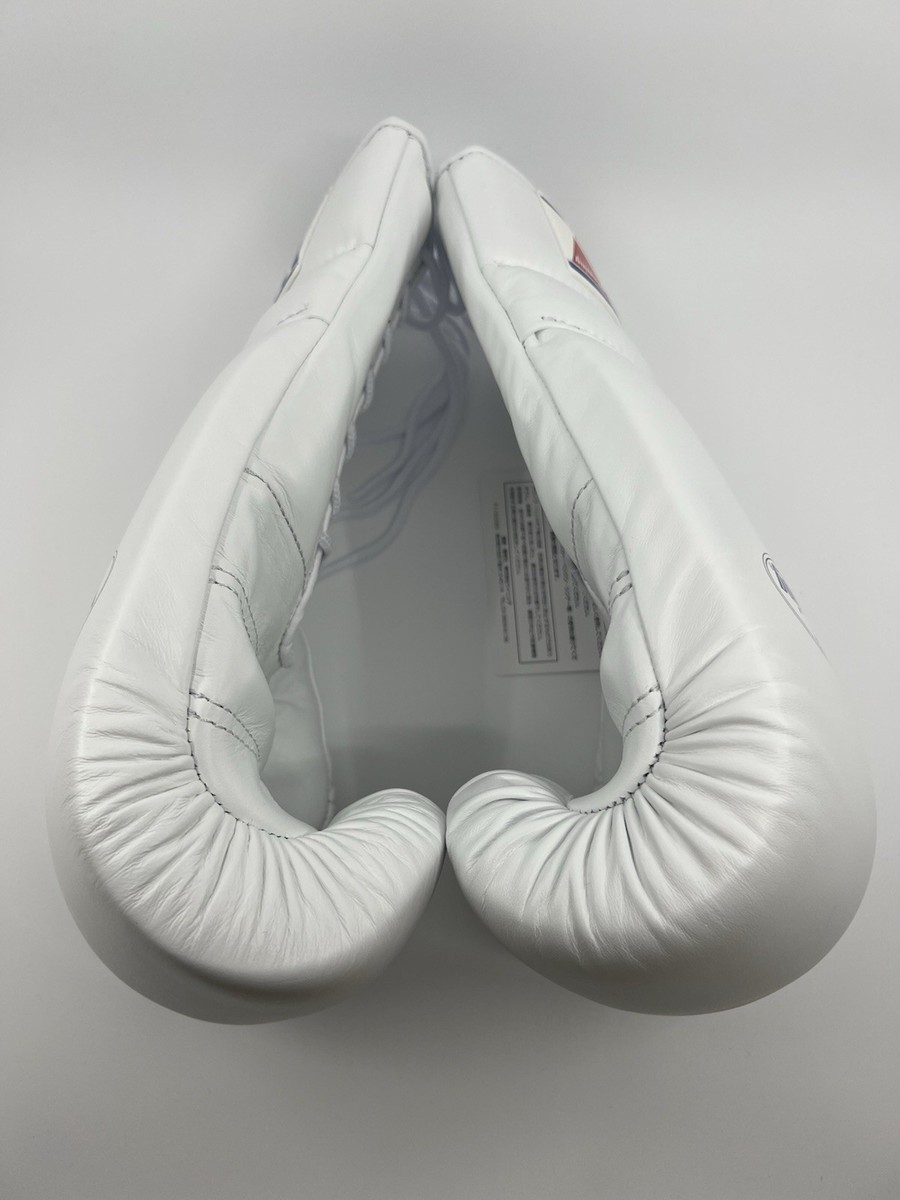 Winning Boxing Gloves 14oz MS-500 White Lace-up Pro Training Gear
