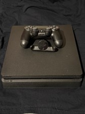 Sony PlayStation 4 Slim Black Console Wi-Fi Blu-Ray Controller HDMI USB