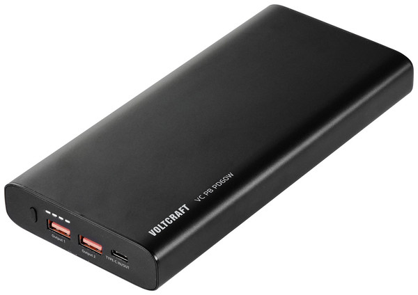 Voltcraft Powerbank 26800 Mah Quick Charge 3.0 Power Delivery 3.0 Li-Ion Schwarz-image