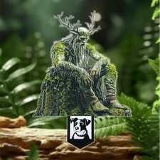 Gartendeko Figur Elfe Wetterfeste Gartenfigur für Draußen aus Acryl Lustige