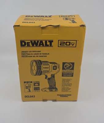 Brand New - DeWalt Jobsite LED Spotlight DCL043 20V Max - Free Shipping