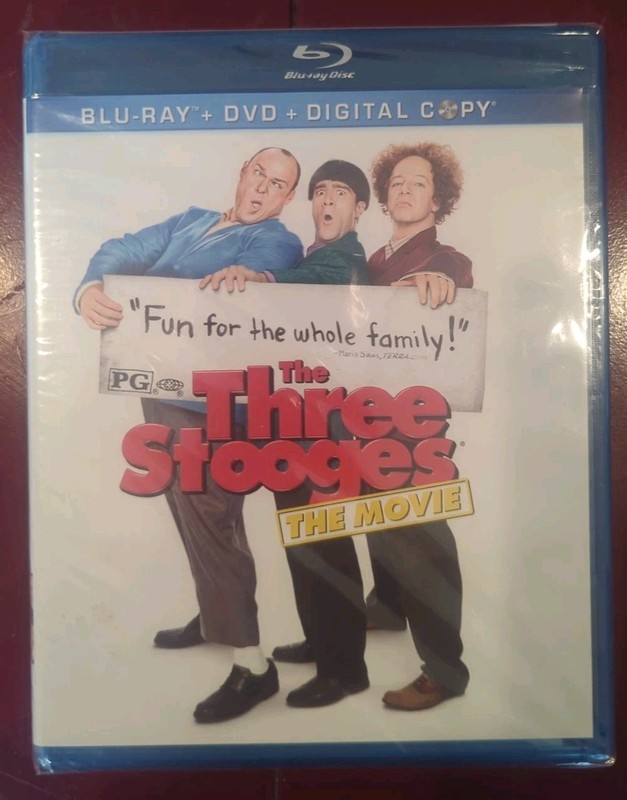The Three Stooges the Movie (Blu-ray) 2012 Sean Hayes Diamontopoulos Sasso NEW