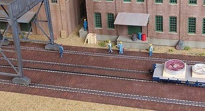 Walthers Cornerstone 933-4097 HO Bausatz Für Kranbahn-Basis & Straßen-Set