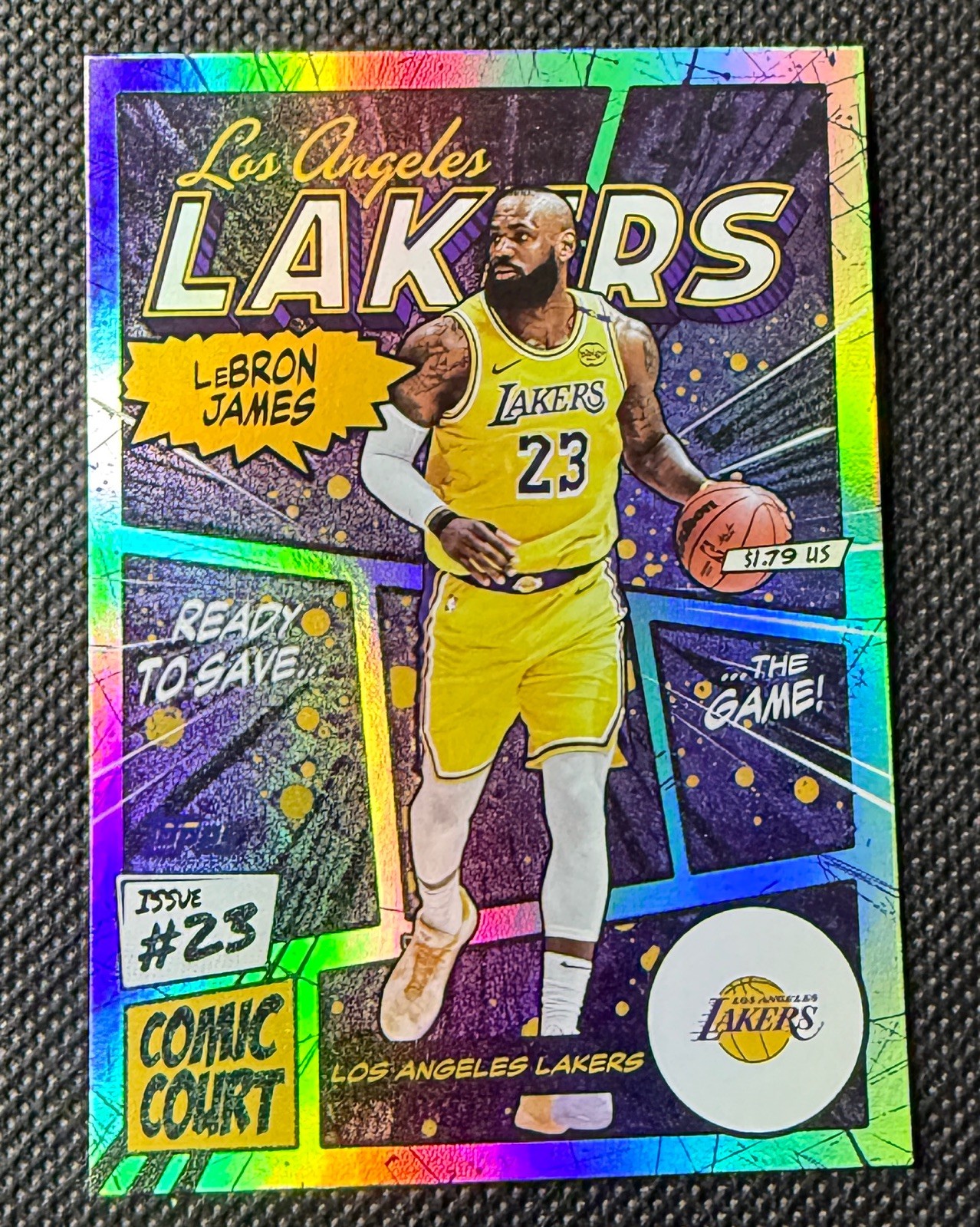 2025-26 Topps NBA Flagship #CC-1 Lebron James Comic Court Lakers Case Hit ssp