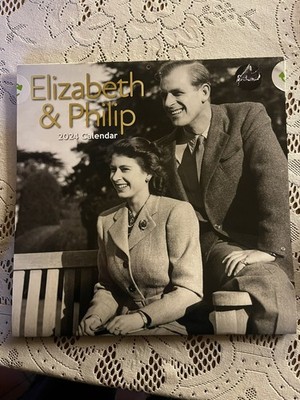 Elizabeth & Philip Kalender 2024 The Queen Elizabeth 2 Neu