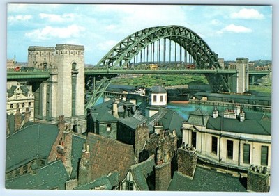 Tyne Bridge - Newcastle upon Tyne - ENGLAND UK Postcard