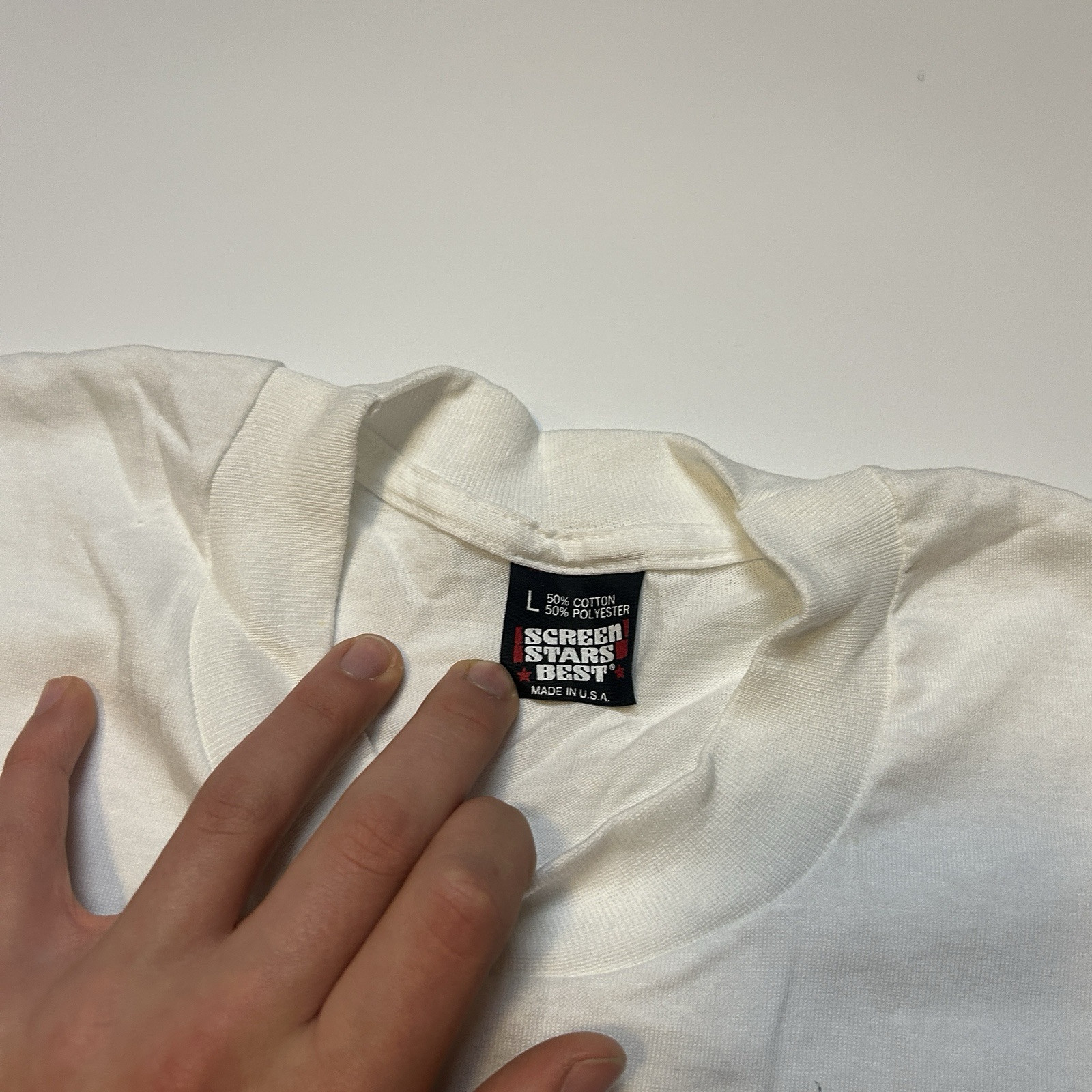 Vintage 1992 Portland Trailblazers Single Stitch Made In USA Oregonian Tee Sz L