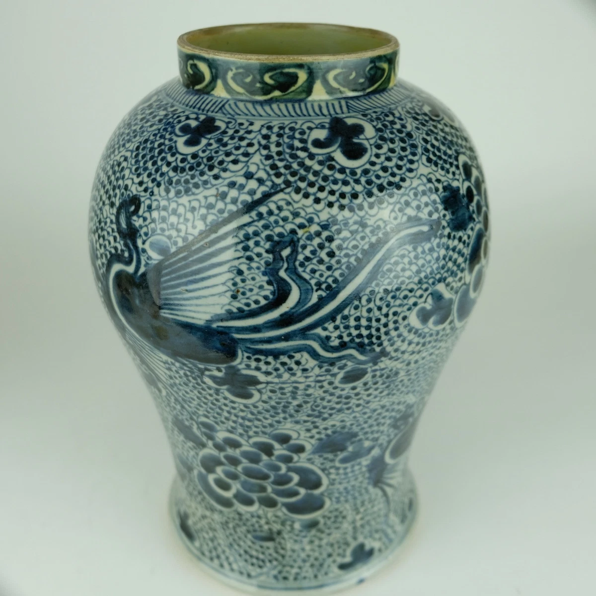 陶瓷蓝色1850-1899 中国古董花瓶| eBay