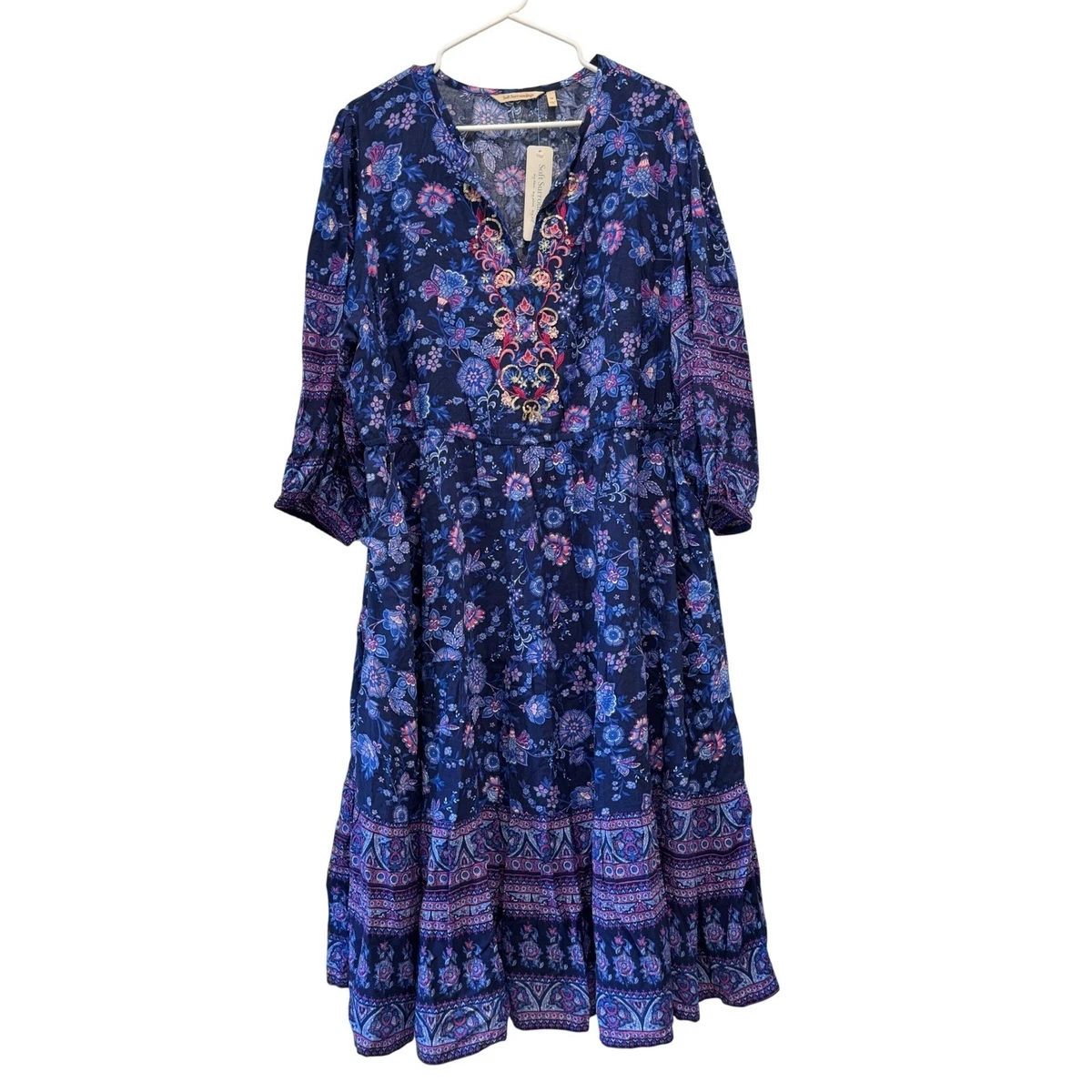 Midi Casual Floral Plus Size Dresses for Women for sale