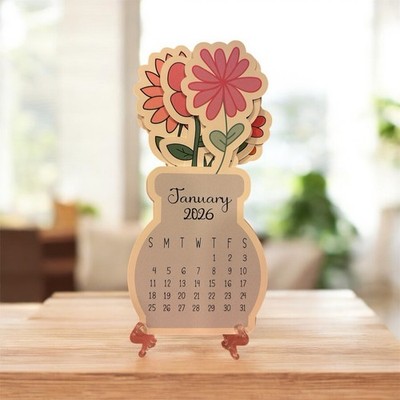 Floral 2026 Desk Calendar 