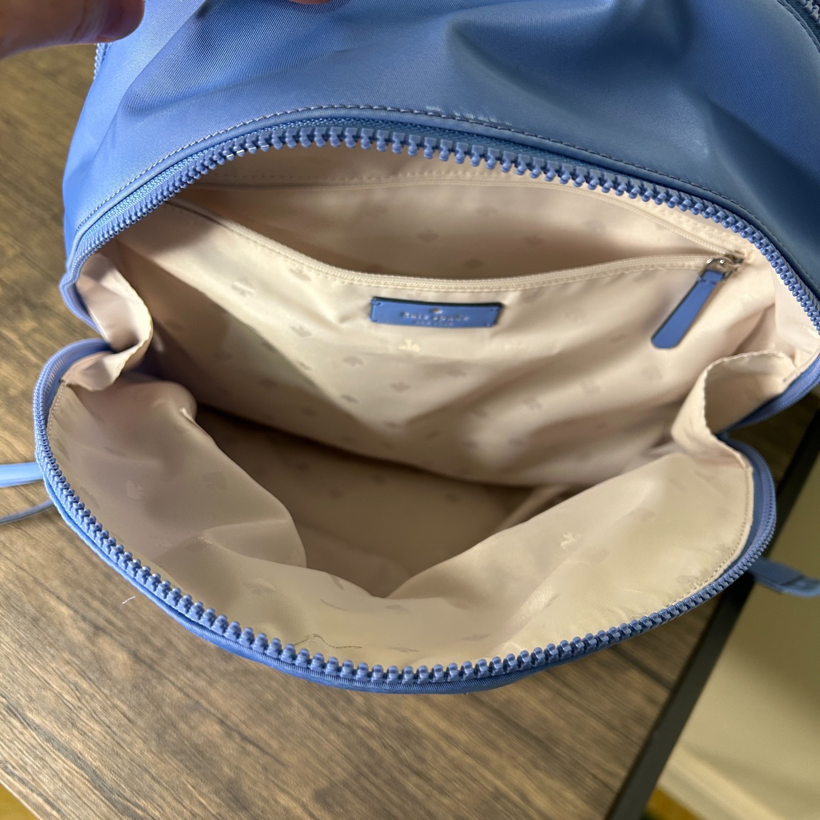 KATE SPADE Karissa Nylon Backpack Purse Cornflower Blue 4027