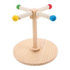 Parrot Rotating Stand Pole Bird Stands for Parrots Training Perch
