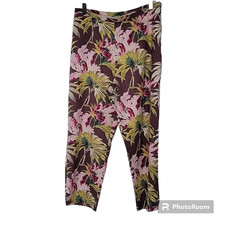 Vintage Tommy Bahama Stretch Silk Pants, 12