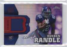 2012 Topps Chrome Rookie Relics Purple Refractor 67/75 Rueben Randle #RR19 1t3