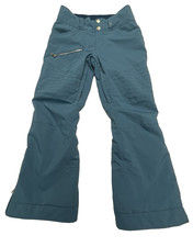 Obermeyer Teal Ski Snow Pants Extended Wear System Teen Size 10-12 Medium