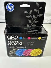 HP 962 XL 962XL Original Ink Cartridges 4 pack- Yellow/Magenta/Cyan/Black New