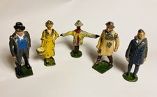 Britains or Similar Painted Lead Figures x 8 : Original Vintage ref16 