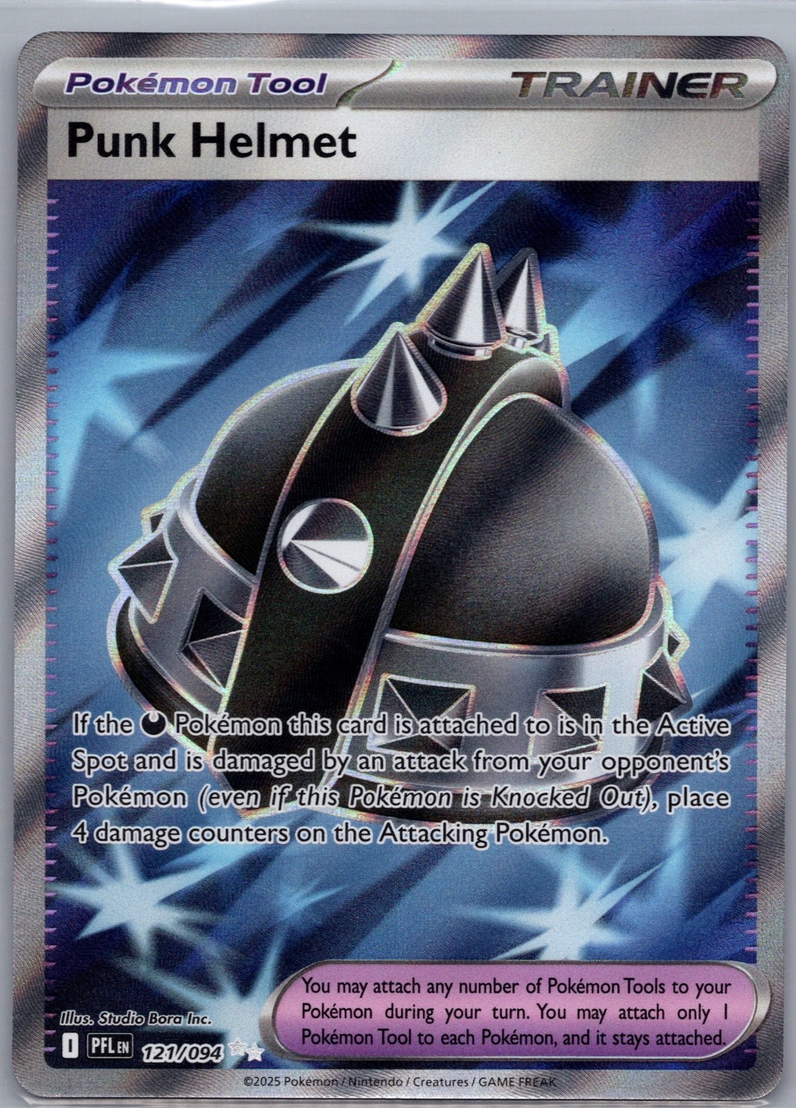 Punk Helmet - Holo Ultra Rare ME02: Phantasmal Flames 121/094 NM