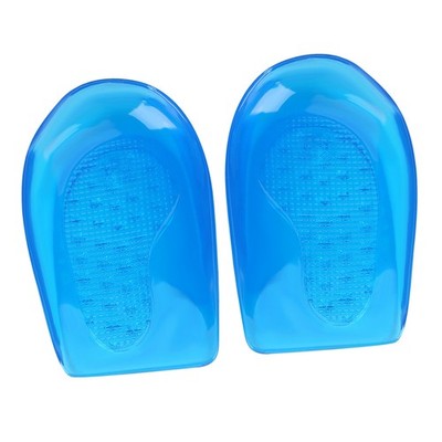 NEU 2 Pairs Silicone Gel Insoles Soft Support Heel Cup For Foot Care