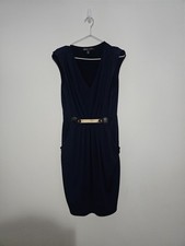 Navy Blue Dress w/ Buckle