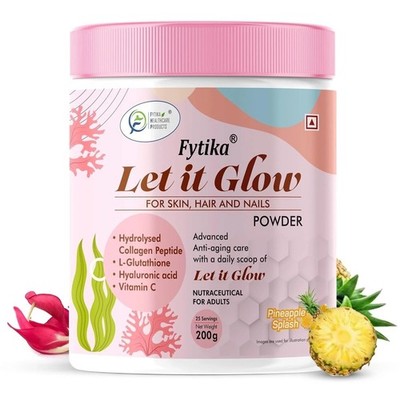 Fytika Let It Glow Collagen Supplement Powder Promote Healthy Skin,Hair and Nail
