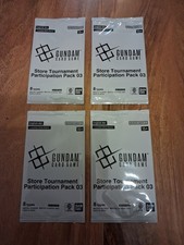 4 x Gundam Card Game Store Tournament Participation Pack 03 Englisch Sealed