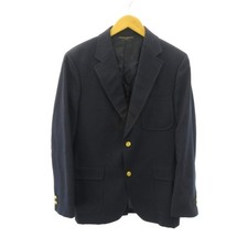 Brooks Brothers Vintage 80s Tailored Blazer Gold Button Unlined US 38 Ages 14