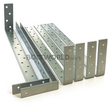 10 x HEAVY DUTY BENT RESTRAINT STRAPS 4mm THICK FOR ROOF TRUSSES & RAFTERS