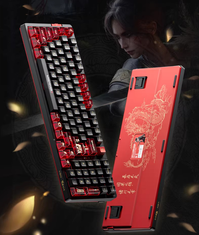 VGN V98Pro V3 Mingmo: Abyssal Feather Limited Edition Keyboard