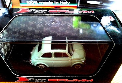 FIAT 500 1959 closed  verde chiaro R365-03 brumm 1:43 NEU in OVP