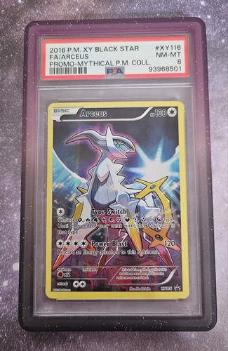 Arceus graded PSA 8 for sale on eBay