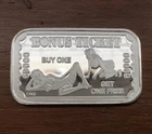 1 oz Silver Bar / Bonus Ticket from CMG Mint / BU L.E. of 85 - Rare!